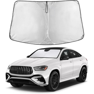 Autovir Windshield Sun Shade, 2017-2026 Tesla Model 3 & Y, 280T Visor Shade(GLE 2012-2025)