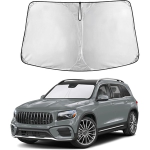 Autovir Windshield Sun Shade, 2017-2026 Tesla Model 3 & Y, 280T Visor Shade(Glb 2020-2026)
