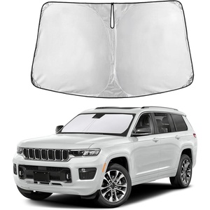 Autovir Windshield Sun Shade, 2017-2026 Tesla Model 3 & Y, 280T Visor Shade(Grand Cherokee L 2011-2026)