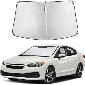 Autovir Windshield Sun Shade, 2017-2026 Tesla Model 3 & Y, 280T Visor Shade(Impreza WRX 2017-2023)