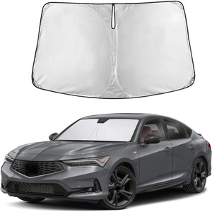 Autovir Windshield Sun Shade, 2017-2026 Tesla Model 3 & Y, 280T Visor Shade(Integra 2023-2025)