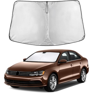 Autovir Windshield Sun Shade, 2017-2026 Tesla Model 3 & Y, 280T Visor Shade(Jetta 2011-2018)