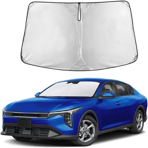 Autovir Windshield Sun Shade, 2017-2026 Tesla Model 3 & Y, 280T Visor Shade(K4 2025-2026)