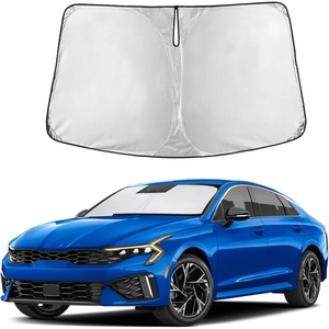 Autovir Windshield Sun Shade, 2017-2026 Tesla Model 3 & Y, 280T Visor Shade(K5 2021-2026)