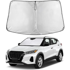 Autovir Windshield Sun Shade, 2017-2026 Tesla Model 3 & Y, 280T Visor Shade(Kicks 2018-2024)