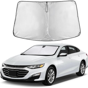 Autovir Windshield Sun Shade, 2017-2026 Tesla Model 3 & Y, 280T Visor Shade(Malibu 2016-2025)