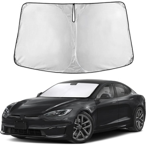 Autovir Windshield Sun Shade, 2017-2026 Tesla Model 3 & Y, 280T Visor Shade(Model S 2012-2026)