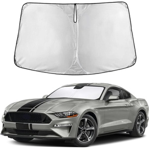 Autovir Windshield Sun Shade, 2017-2026 Tesla Model 3 & Y, 280T Visor Shade(Mustang 2015-2026)