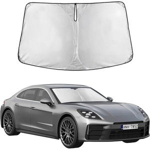 Autovir Windshield Sun Shade, 2017-2026 Tesla Model 3 & Y, 280T Visor Shade(Panamera 2017-2024)