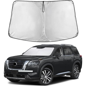 Autovir Windshield Sun Shade, 2017-2026 Tesla Model 3 & Y, 280T Visor Shade(Pathfinder 2022-2026)