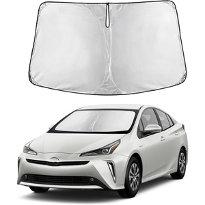 Autovir Windshield Sun Shade, 2017-2026 Tesla Model 3 & Y, 280T Visor Shade(Prius C 2012-2019)