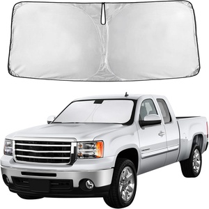 Autovir Windshield Sun Shade, 2017-2026 Tesla Model 3 & Y, 280T Visor Shade(Sierra1500-3500 2007-2013)