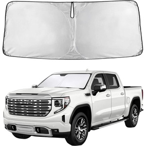 Autovir Windshield Sun Shade, 2017-2026 Tesla Model 3 & Y, 280T Visor Shade(Sierra1500-3500 2019-2026)