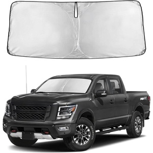 Autovir Windshield Sun Shade, 2017-2026 Tesla Model 3 & Y, 280T Visor Shade(Titan 2020-2024)