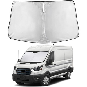Autovir Windshield Sun Shade, 2017-2026 Tesla Model 3 & Y, 280T Visor Shade(Transit 2015-2026)