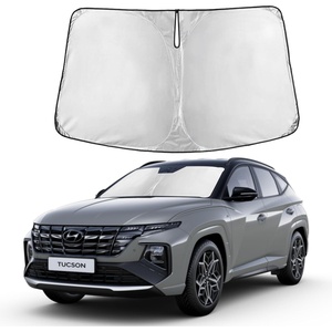 Autovir Windshield Sun Shade, 2017-2026 Tesla Model 3 & Y, 280T Visor Shade(Tucson 2016-2021)