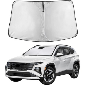 Autovir Windshield Sun Shade, 2017-2026 Tesla Model 3 & Y, 280T Visor Shade(Tucson 2022-2026)