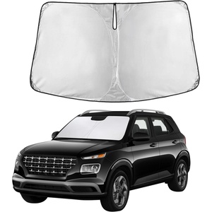 Autovir Windshield Sun Shade, 2017-2026 Tesla Model 3 & Y, 280T Visor Shade(Venue 2020-2025)