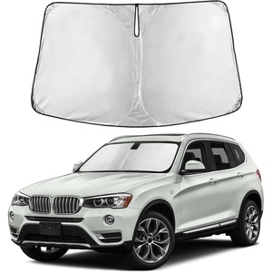 Autovir Windshield Sun Shade, 2017-2026 Tesla Model 3 & Y, 280T Visor Shade(X3 2011-2017)