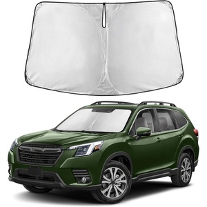 Autovir Windshield Sun Shade, 2017-2026 Tesla Model 3 & Y, 280T Visor Shade(forester 2019-2024)