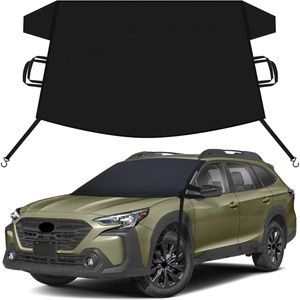 EcoNour Car Snow Cover Compatible for Subaru Outback | Windshield Cover for Ice and Snow with S-Hook Straps | Heavy-Duty 600D Oxford Winter Car Cover, Waterproof & Anti-Slip