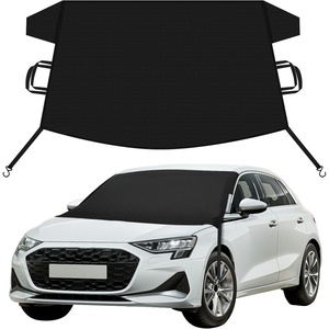 EcoNour Snow Cover for Toyota Tacoma | Heavy-Duty Windshield Cover for Ice and Snow Protection | 600D Oxford Winter Car Cover with S-Hook Straps(Fit for Audi A3)