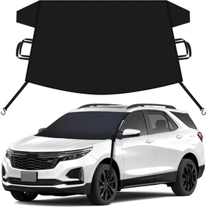 EcoNour Snow Cover for Toyota Tacoma | Heavy-Duty Windshield Cover for Ice and Snow Protection | 600D Oxford Winter Car Cover with S-Hook Straps(Fit for Chevrolet Equinox)