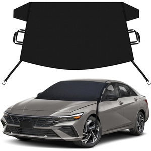EcoNour Snow Cover for Toyota Tacoma | Heavy-Duty Windshield Cover for Ice and Snow Protection | 600D Oxford Winter Car Cover with S-Hook Straps(Fit for Hyundai Elantra)