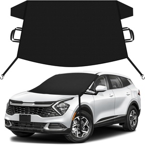 EcoNour Snow Cover for Toyota Tacoma | Heavy-Duty Windshield Cover for Ice and Snow Protection | 600D Oxford Winter Car Cover with S-Hook Straps(Fit for Kia Sportage)