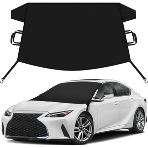 EcoNour Snow Cover for Toyota Tacoma | Heavy-Duty Windshield Cover for Ice and Snow Protection | 600D Oxford Winter Car Cover with S-Hook Straps(Fit for Lexus IS 300)