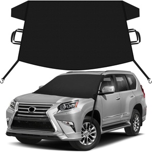 EcoNour Snow Cover for Toyota Tacoma | Heavy-Duty Windshield Cover for Ice and Snow Protection | 600D Oxford Winter Car Cover with S-Hook Straps(Fit for Lexus GX 460)