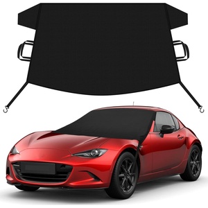 EcoNour Snow Cover for Toyota Tacoma | Heavy-Duty Windshield Cover for Ice and Snow Protection | 600D Oxford Winter Car Cover with S-Hook Straps(Fit for Mazda MX-5)