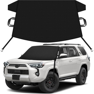 EcoNour Snow Cover for Toyota Tacoma | Heavy-Duty Windshield Cover for Ice and Snow Protection | 600D Oxford Winter Car Cover with S-Hook Straps(Fit for Toyota 4Runner)