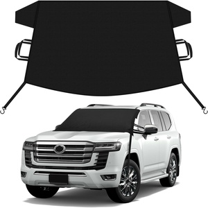 EcoNour Snow Cover for Toyota Tacoma | Heavy-Duty Windshield Cover for Ice and Snow Protection | 600D Oxford Winter Car Cover with S-Hook Straps(Fit for Toyota Landcruiser)