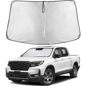 EcoNour Windshield Sun Shade Compatible for Honda Ridgeline 2017–2026 | Sun Visor for Front Windshield & Window Sun Shade Cover, UV Heat Protector, Car Accessories