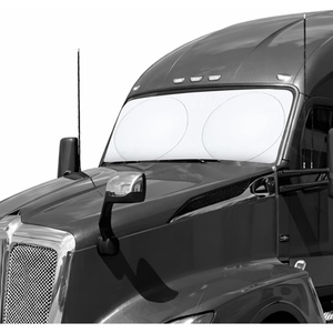 EcoNour Windshield Sun Shade Fit for 2013-2024 2025 2026 Peterbilt 579 Sun Shade, Front Window Sun Visor, UV Protection, Heat Blocker, Foldable Car Accessories(Fit for Kenworth T680 2013–2026)
