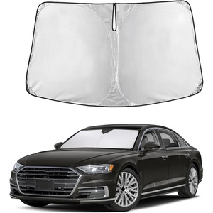 EcoNour Windshield Sunshade Compatible for Audi A8 Model 2019-2025 2026 | Sun Visor for Front Windshield & Window Sun Shade Cover, UV Heat Blocker & Protector, Car Accessories