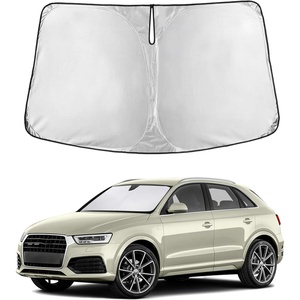 EcoNour Windshield Sunshade Compatible for Audi Q3 2013-2016 2017 2018 | Sun Visor for Front Windshield & Window Sun Shade Cover, UV Heat Blocker & Protector, Car Accessories