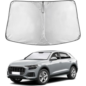 EcoNour Windshield Sunshade Compatible for Audi Q8 2019-2024 2025 2026 | Sun Visor for Front Windshield & Window Sun Shade Cover, UV Heat Blocker & Protector, Car Accessories