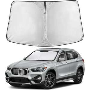EcoNour Windshield Sunshade Compatible for BMW X1 2016-2020 2021 2022 | Sun Visor for Front Windshield & Window Sun Shade Cover, UV Heat Blocker & Protector, Car Accessories