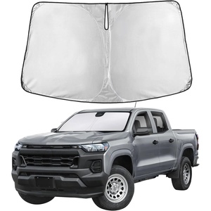EcoNour Windshield Sunshade Compatible for Chevrolet Colorado 2023-2026 | Sun Visor for Front Windshield & Window Sun Shade Cover, UV Heat Blocker & Protector, Car Accessories