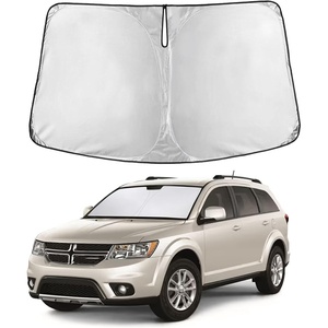 EcoNour Windshield Sunshade Compatible for Dodge Journey 2009-2019 2020 | Sun Visor for Front Windshield & Window Sun Shade Cover, UV Heat Blocker & Protector, Car Accessories