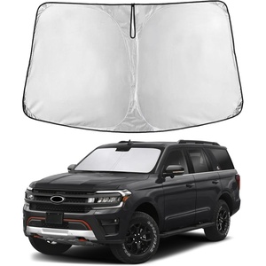 EcoNour Windshield Sunshade Compatible for Ford Expedititon 2018-2024 2025 | Sun Visor for Front Windshield & Window Sun Shade Cover, UV Heat Blocker & Protector, Car Accessories