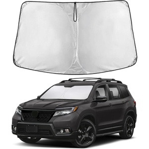 EcoNour Windshield Sunshade Compatible for Honda Passport 2019-2025 2026 | Sun Visor for Front Windshield & Window Sun Shade Cover, UV Heat Blocker & Protector, Car Accessories