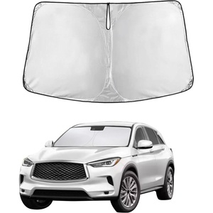 EcoNour Windshield Sunshade Compatible for Infiniti QX50 2019-2025 2026 | Sun Visor for Front Windshield & Window Sun Shade Cover, UV Heat Blocker & Protector, Car Accessories