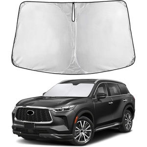 EcoNour Windshield Sunshade Compatible for Infiniti QX60 2014-2020 2021 | Sun Visor for Front Windshield & Window Sun Shade Cover, UV Heat Blocker & Protector, Car Accessories