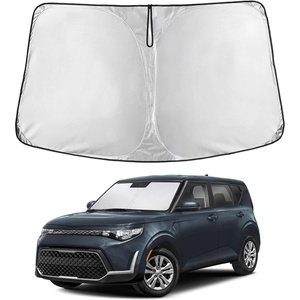 EcoNour Windshield Sunshade Compatible for Kia Soul 2020-2024 2025 2026 | Sun Visor for Front Windshield & Window Sun Shade Cover, UV Heat Blocker & Protector, Car Accessories