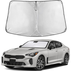 EcoNour Windshield Sunshade Compatible for Kia Stringer 2018-2021 2022 2023 | Sun Visor for Front Windshield & Window Sun Shade Cover, UV Heat Blocker & Protector, Car Accessories