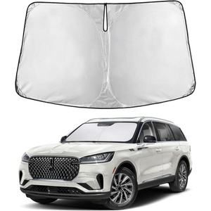 EcoNour Windshield Sunshade Compatible for Lincoln Aviator 2020-2025 2026 | Sun Visor for Front Windshield & Window Sun Shade Cover, UV Heat Blocker & Protector, Car Accessories