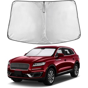 EcoNour Windshield Sunshade Compatible for Lincoln Nautilus 2019-2022 2023 | Sun Visor for Front Windshield & Window Sun Shade Cover, UV Heat Blocker & Protector, Car Accessories